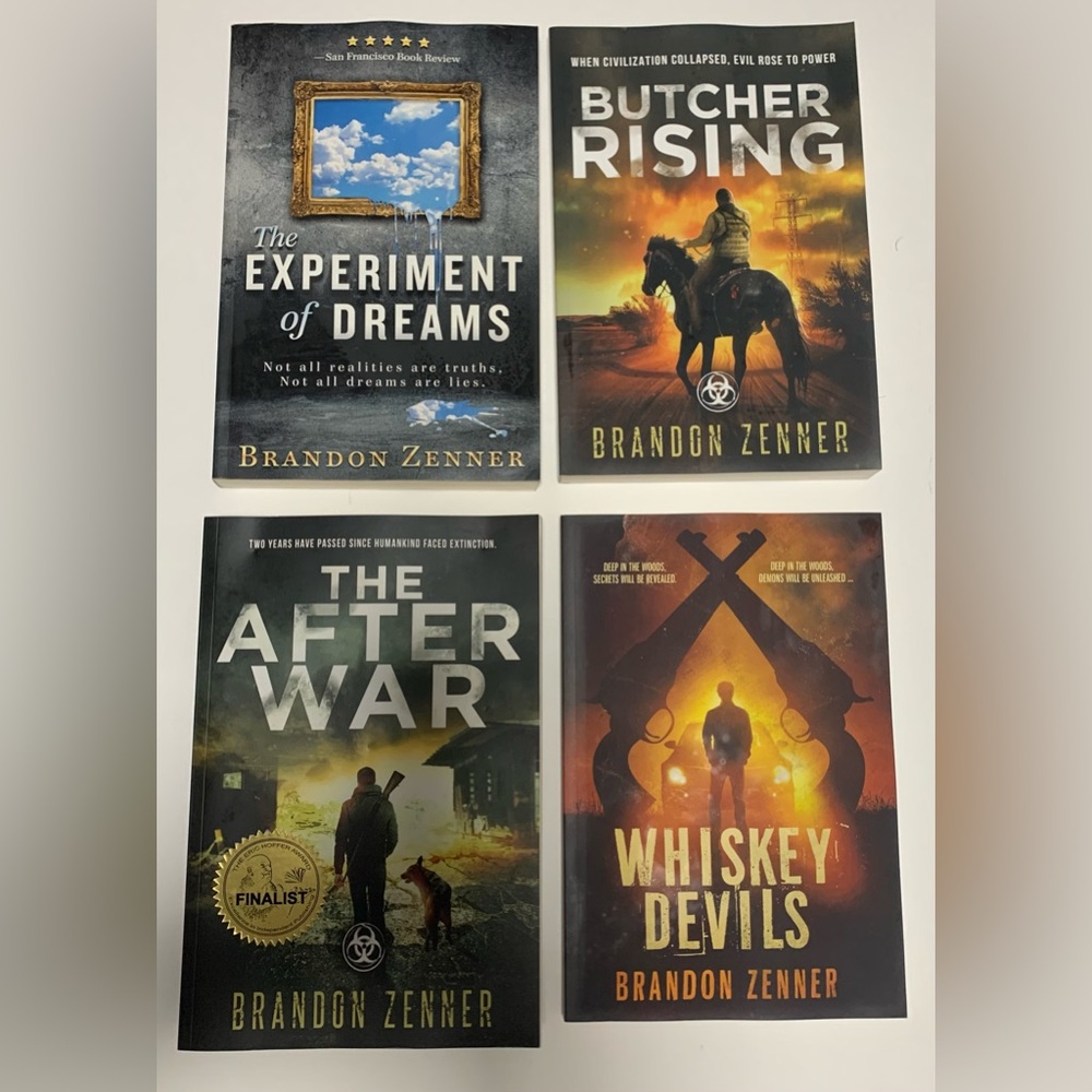 Set of Four Brandon Zenner Books
